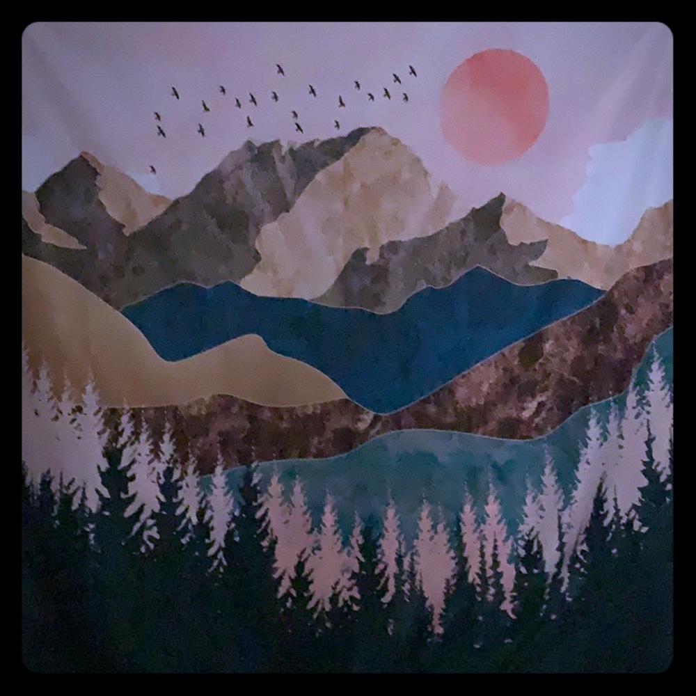 mountain tapestry